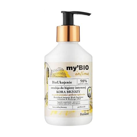 Эмульсия для интимной гигиены Farmona My'Bio Intima Березовая кора, 250 ...