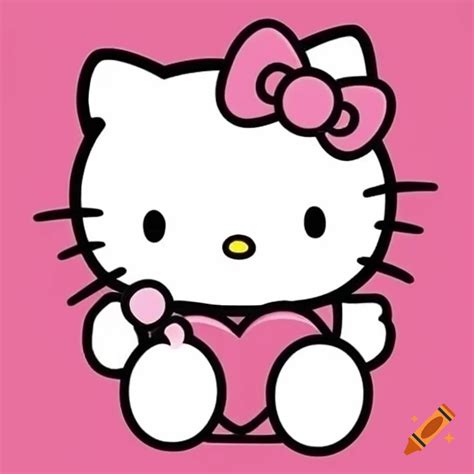 Hello Kitty Character Design On Craiyon