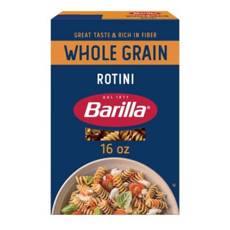 Barilla Whole Grain Rotini Pasta 16 Oz Pack Of 2 2 Pack Kroger