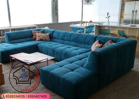 6 Seater Leather U Shape Sofa Set 2 3 1 At Rs 70000 Set In Hyderabad