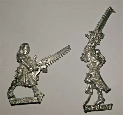 Sisters Of Battle Repentia Adeptus Sororitas Chainswords X2 Métal 40k