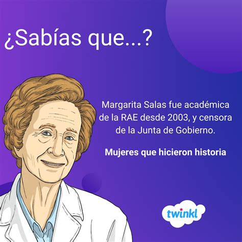 Margarita Salas Biografía mujeres científicas Twinkl