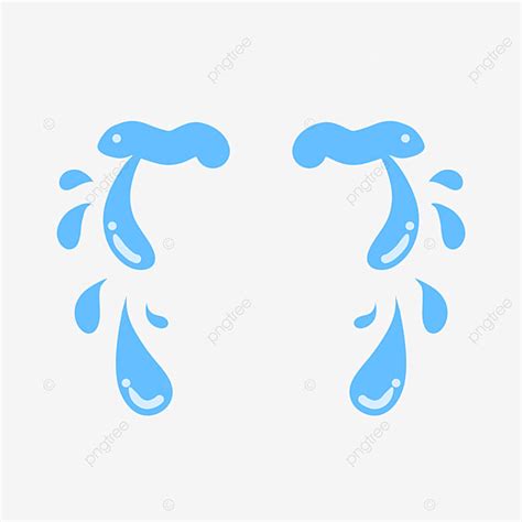 Tears Animated Clipart Hd PNG, Tears Png For Anime Character Cartoon ...