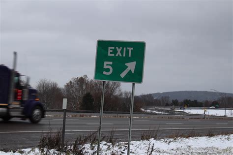 Interstate Highway Exit Signs