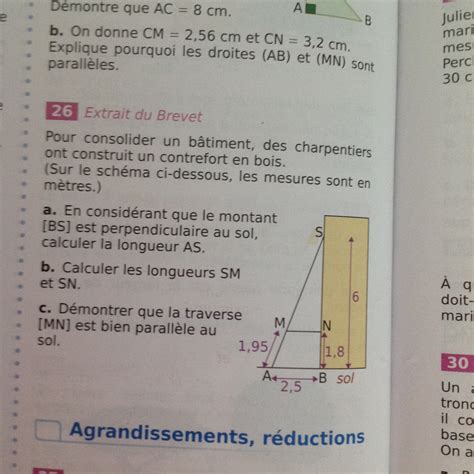 Bonjour j ais un devoir maison sur le théorème de thales et sa