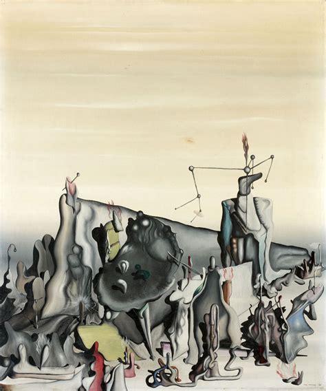 One Surrealist A Day Untitled By Yves Tanguy 1933 Oil On Canvas 55