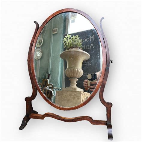 Elegant Georgian Mahogany Dressing Table Mirror C 1770 Moorabool