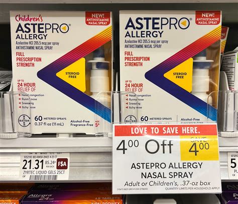 AstePro Allergy Nasal Spray Just 9 99 At Publix Regular Price 18 99