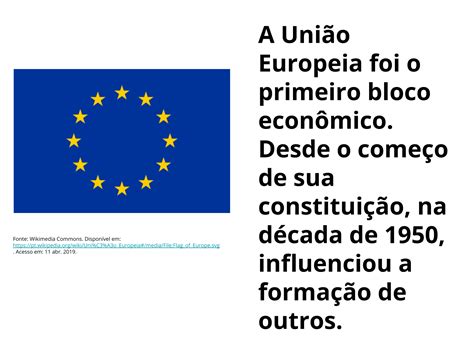 Uni O Europeia Influ Ncia Para A Cria O De Outros Blocos