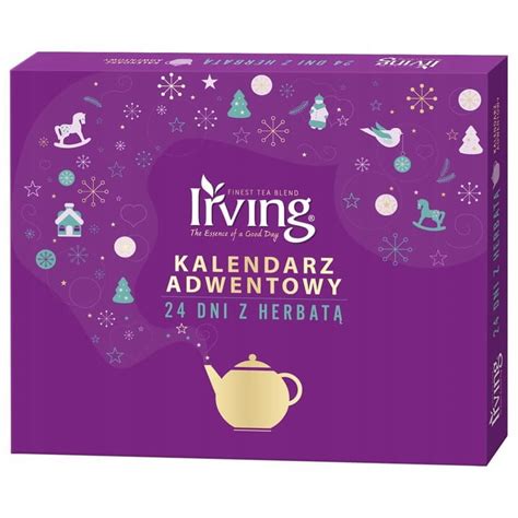 Kalendarz Adwentowy Herbata IRVING 24 Torebki Pr 12834955315