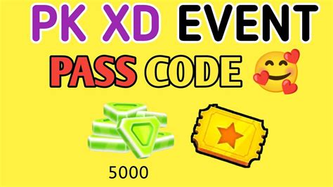 Pk Xd Event Pass Code Pk Xd Redeem Code Today Gems Pk Xd