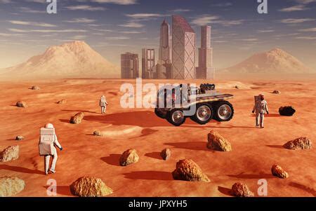 Colonizing Terraforming Mars Stock Photo Alamy