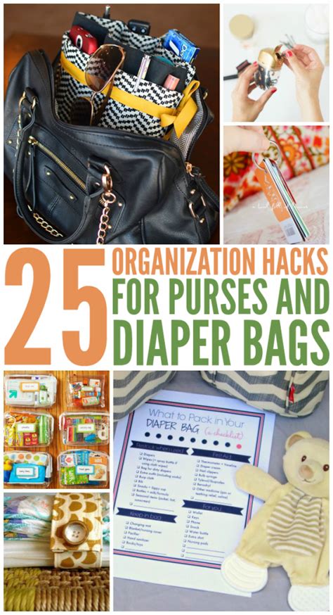 25 Genius Diaper Bag And Purse Organizer Ideas • Kids Activities Blog