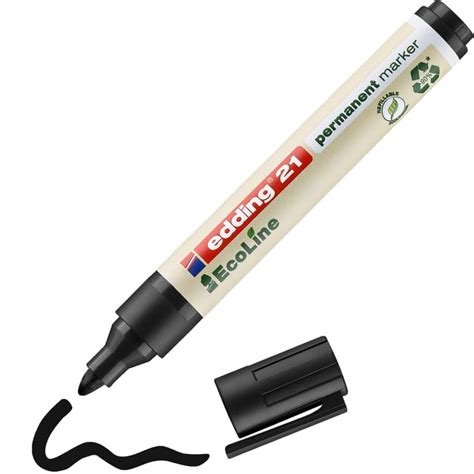 Permanentmarker Ecoline Nachf Llbar Mm Schwarz