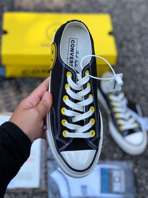Converse Chuck X Smiley Lowcut Mens Fashion Footwear Sneakers On
