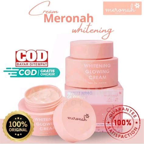 Jual Meronah Glowing Cream 2in1 Cream Pemutih Wajah Glowing BPOM