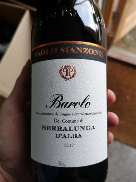 2017 Paolo Manzone Barolo Serralunga D Alba Italy Piedmont Langhe