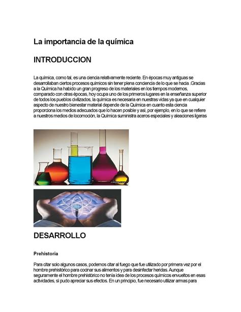 Blog N 1 N Quimica La Quimica Importancia Y Relacion Con Otras Ciencias