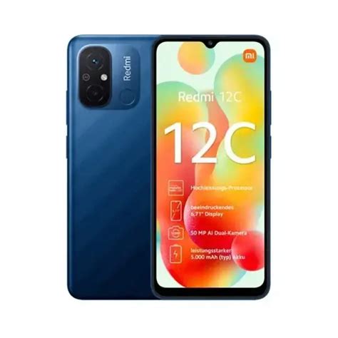 Смартфон Xiaomi Redmi 12C 3/64GB Blue в Ташкенте | цены и отзывы ⚡