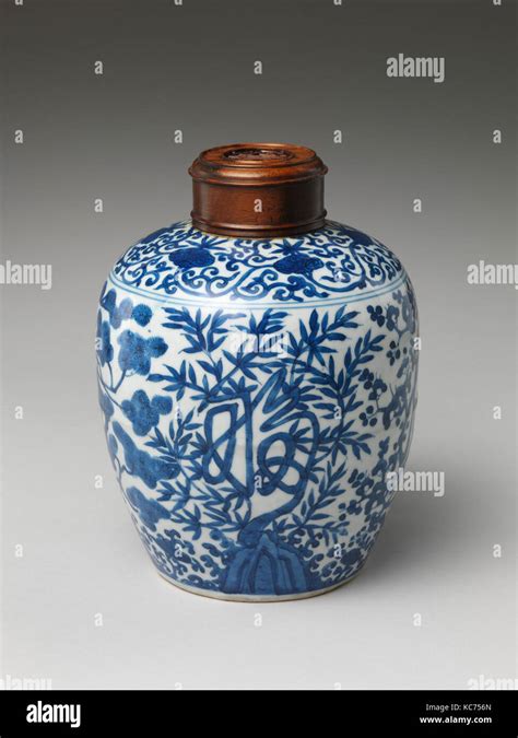 Pot With Pine And Character For Longevity Shou Ming Dynasty 1368