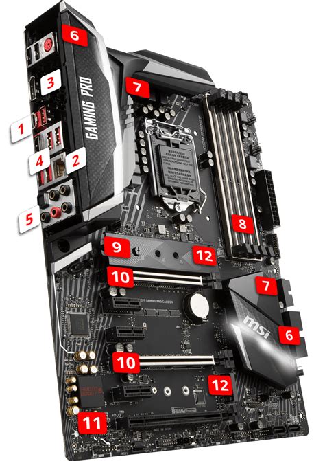 Z370 Gaming Pro Carbon Motherboard The World Leader In Motherboard