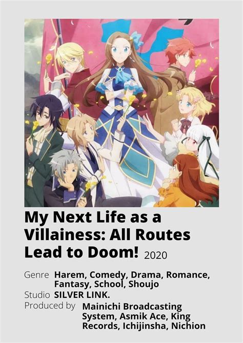 My Next Life As A Villainess All Routes Lead To Doom Film Giapponesi Arte Delle Anime Anime