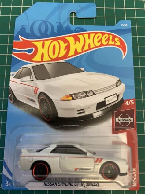 HOT WHEELS NISSAN Skyline GTR BNR White Number New And Sealed PicClick UK