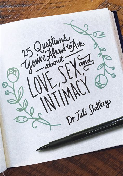 Questions You Re Afraid To Ask About Love Sex And Intimacy By Juli Slattery Goodreads
