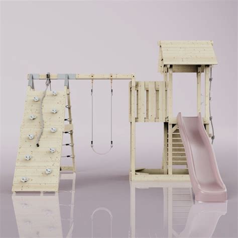 Climbing Frames OutdoorToys Climbing Frames With Swings | Polarplay Balcony Tower Kids Wooden ...