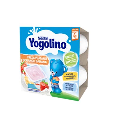 Comprar nestlé yogolino fresa y plátano 4 x 100 g a precio online