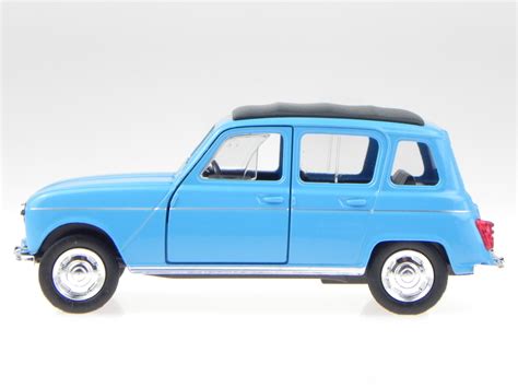 Renault 4 R4 Blau Modellauto 43741 Welly 134 4058124232018 Ebay