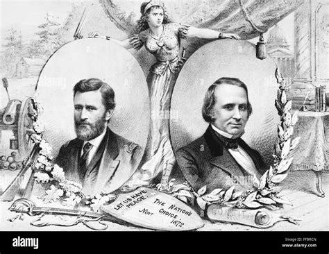 GRANT: ELECTION OF 1872. /nCampaign poster for Republican presidential ...