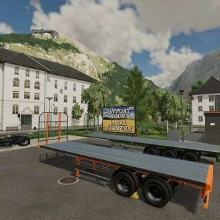 Fliegl Flatbed Semitrailer V Fs Fs Mod