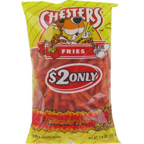 Chester S Corn Potato Snacks Fries Flamin Hot Oz From Kroger Instacart