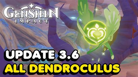 All New Dendroculus Locations In Genshin Impact Update Youtube