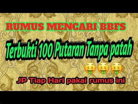 Rumus Mencari Angka Bbfs Terbaru Rumus Abadi Bbfs Tembus