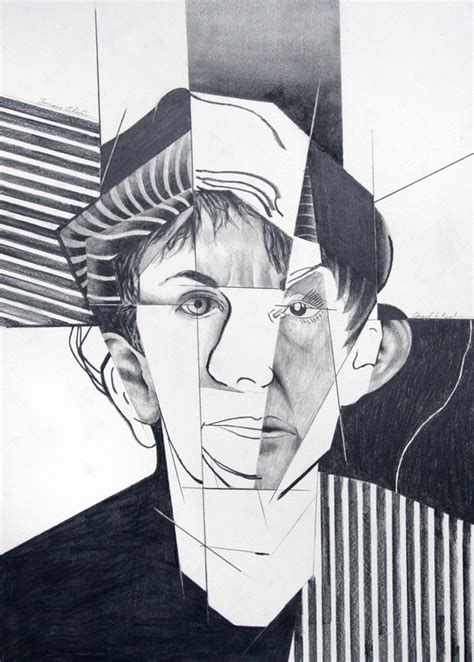 Art Drawing Lesson Cubist Portrait Drawing A Cubist Concept For Neo Cubism Cubist Portraits