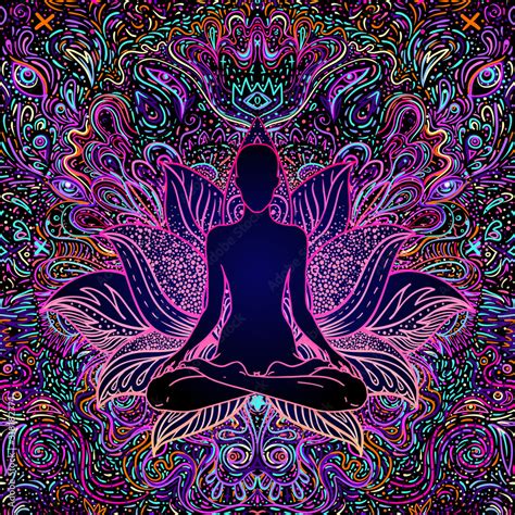 Psychedelic Buddha Wallpapers Wallpaper Cave