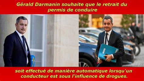 Pierre Palmade G Rald Darmanin Souhaite Que Le Retrait Du Permis