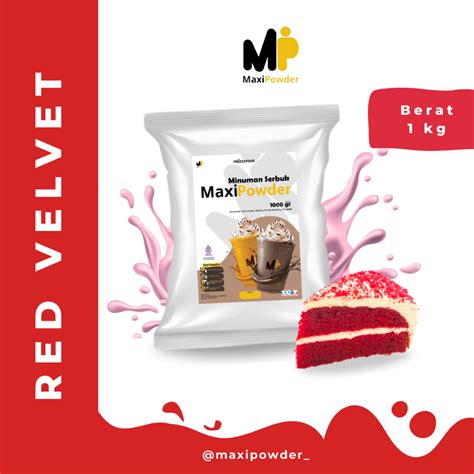 Jual Bubuk Minuman Rasa Red Velvet Kg Minuman Kekinian Red Velvet