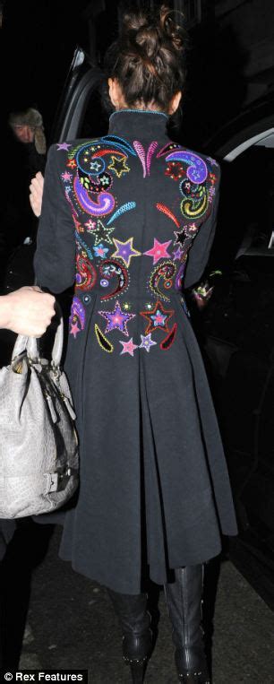 Anna Friel Lights Up A Cold Winter Night In A Colourful Coat While Leaving The Theatre Daily