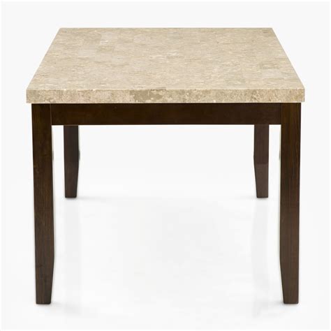 Buy Oxville Marble Top Seater Dining Table Brown From Home Centre