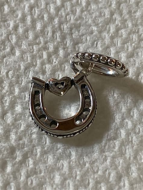 Pandora Charms Good Luck Horseshoe Dangle Good Luck Charm Etsy