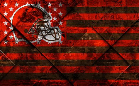 Download Wallpapers Cleveland Browns 4k American Football Club