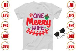 One Merry Wife Graphic By T Shirt Village Creative Fabrica