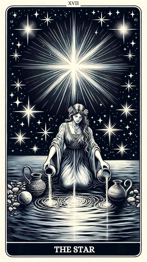 The Star Tarot Card Meaning In Tarot Cards Art Star Tarot