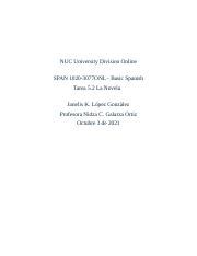 Span Tarea Docx Nuc University Division Online Span