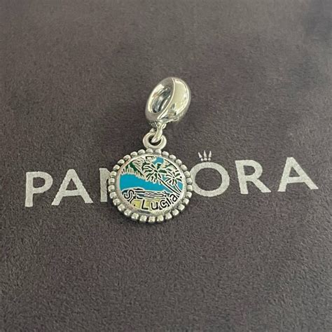 Pandora Jewelry Pandora Saint Lucia Beach Exclusive Dangle Charm