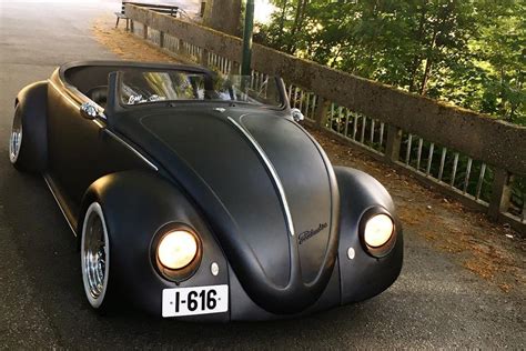 This Volkswagen Beetle Wrapped In Matte Black Is Worthy Of Being Batman