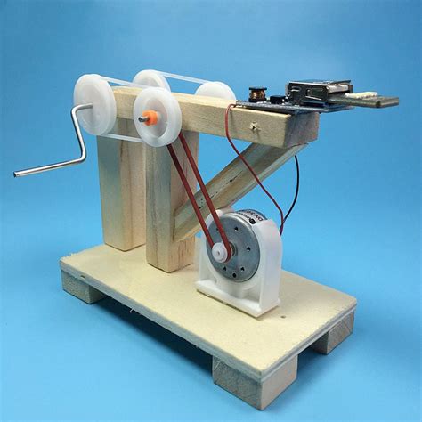 Diy Dynamo Generator Model Wood Invention Science Experiment Assemble